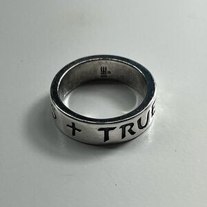 Vintage James Avery Sterling Silver‎ 925 “True Love Waits” Band Ring Size 6